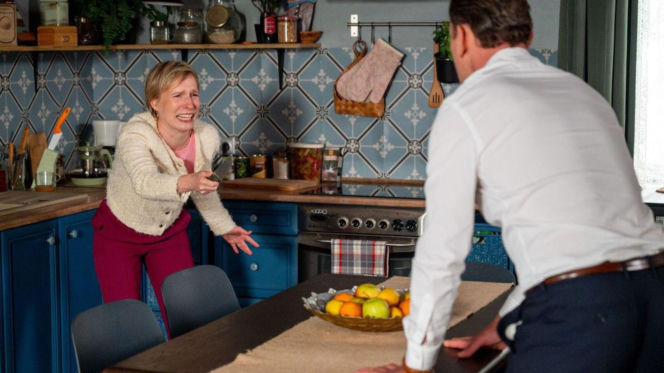 Barwy szczęścia odc. 3270. Sonia (Weronika Nockowska), Robert Stefaniak (Paweł Ławrynowicz)