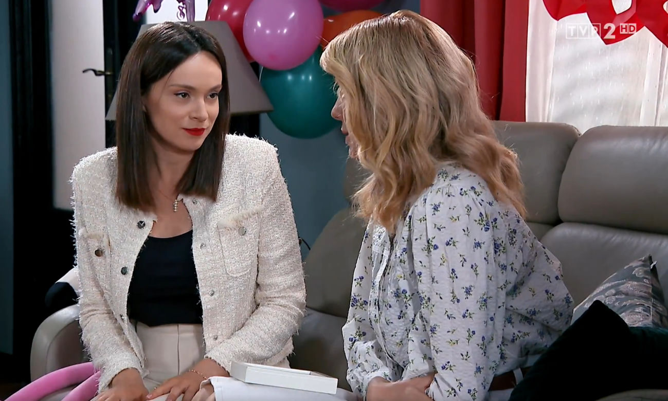 Barwy szczęścia, odcinek 2347, Malwina (Joanna Gleń), Natalia (Maria Dejmek)
