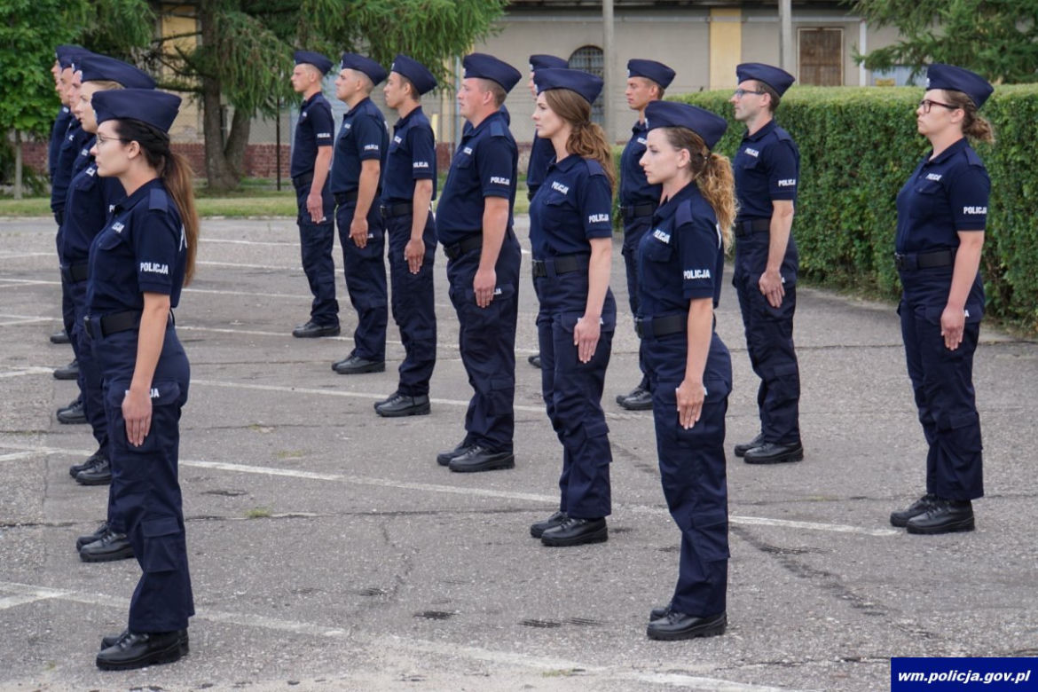 Nowi policjanci na Warmii i Mazurach