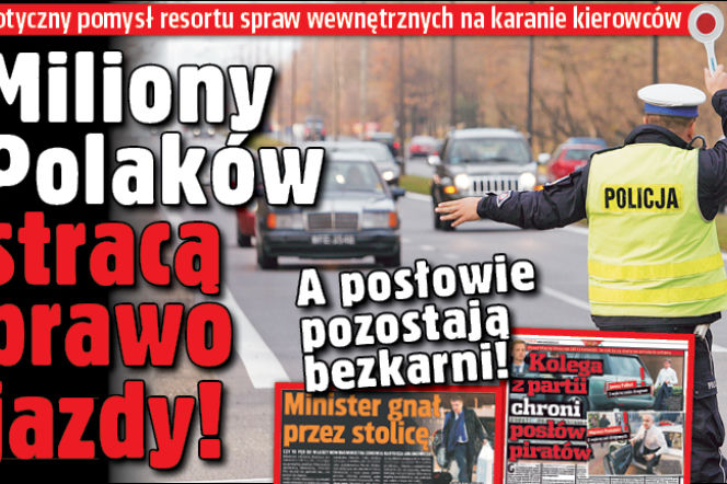 Miliony Polaków stracą prawo jazdy!