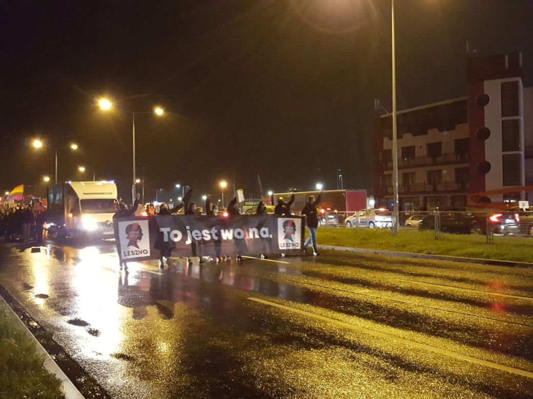 To była Wielka Blokada Leszna. Największy protest na największej ulicy