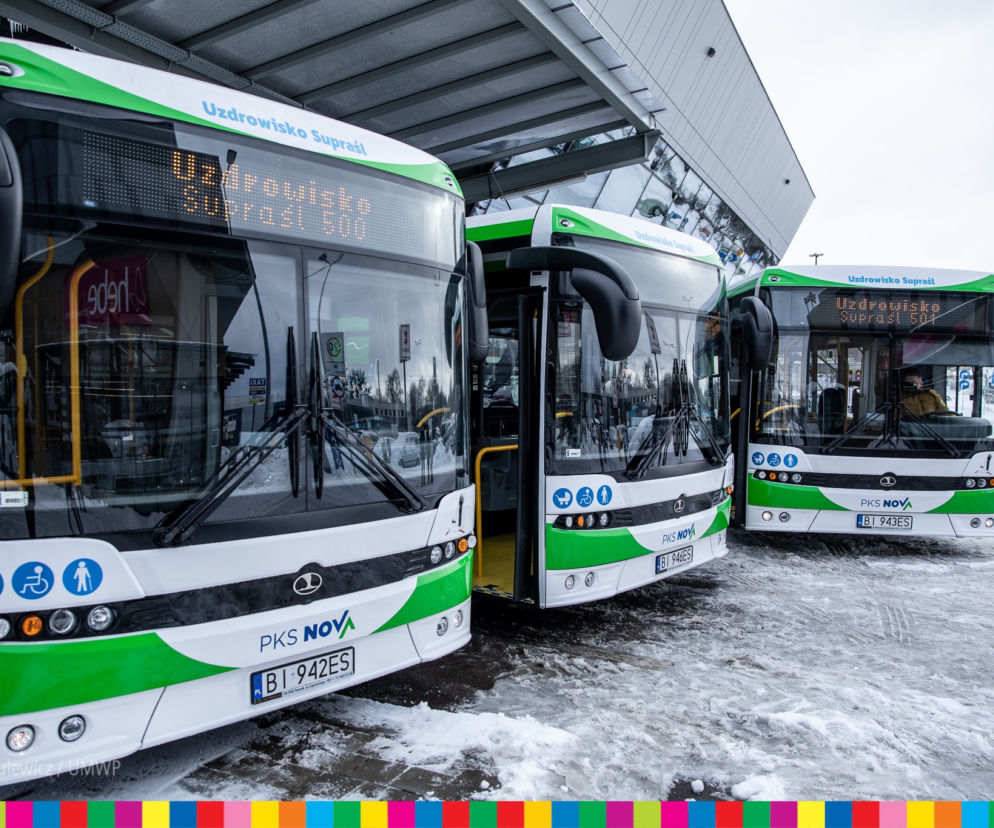 To pierwsza podmiejska linia PKS Nova: Białystok - Supraśl. Możliwe są kolejne