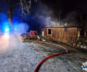Tragiczny pożar w Hruszewie. Nie żyje jedna osoba!