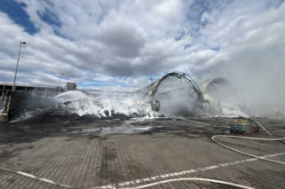 Prezydent Chełma zwołał pilny sztab kryzysowy. Ogień strawił magazyny 