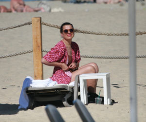 Katarzyna Herman na plaży
