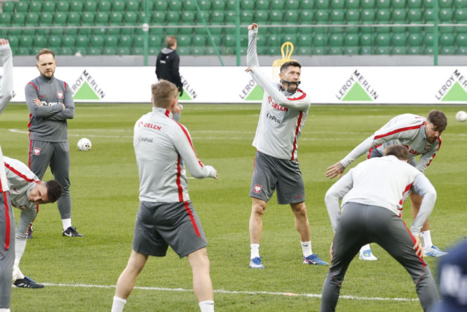Trening reprezentacji Polski w Warszawie