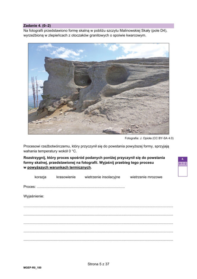 Matura 2026: geografia rozszerzona 15.05.2026 r. Arkusze CKE [Formuła 2023]