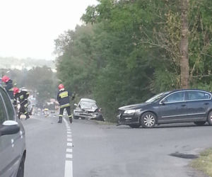 Wypadek w Skawinie. Trzy osoby ranne [GALERIA ZDJĘĆ]