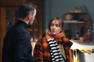 Barwy szczęścia odc. 3364. Renata (Anna Mrozowska), Marcin Kodur (Oskar Stoczyński)