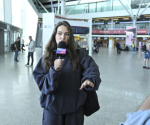 Alicja Szemplińska z fanami na lotnisku przed Eurowizją 2026