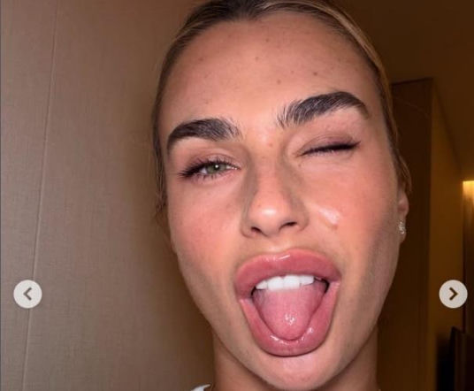 Aryna Sabalenka i jej twarz z bliska