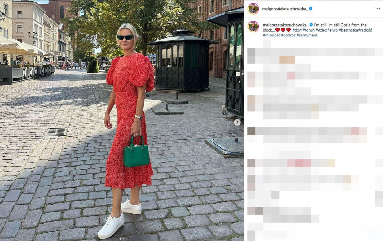 Małgorzata Kożuchowska i jej buty