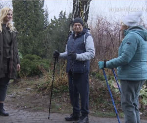 M jak miłość. Barbara Mostowiak (Teresa Lipowska), Józef Modry (Stefan Friedmann), Jagoda (Katarzyna Kołeczek)