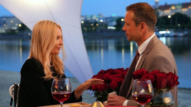 Barwy szczęścia odc. 3266. Karolina (Marta Dąbrowska), Bruno (Lesław Żurek)