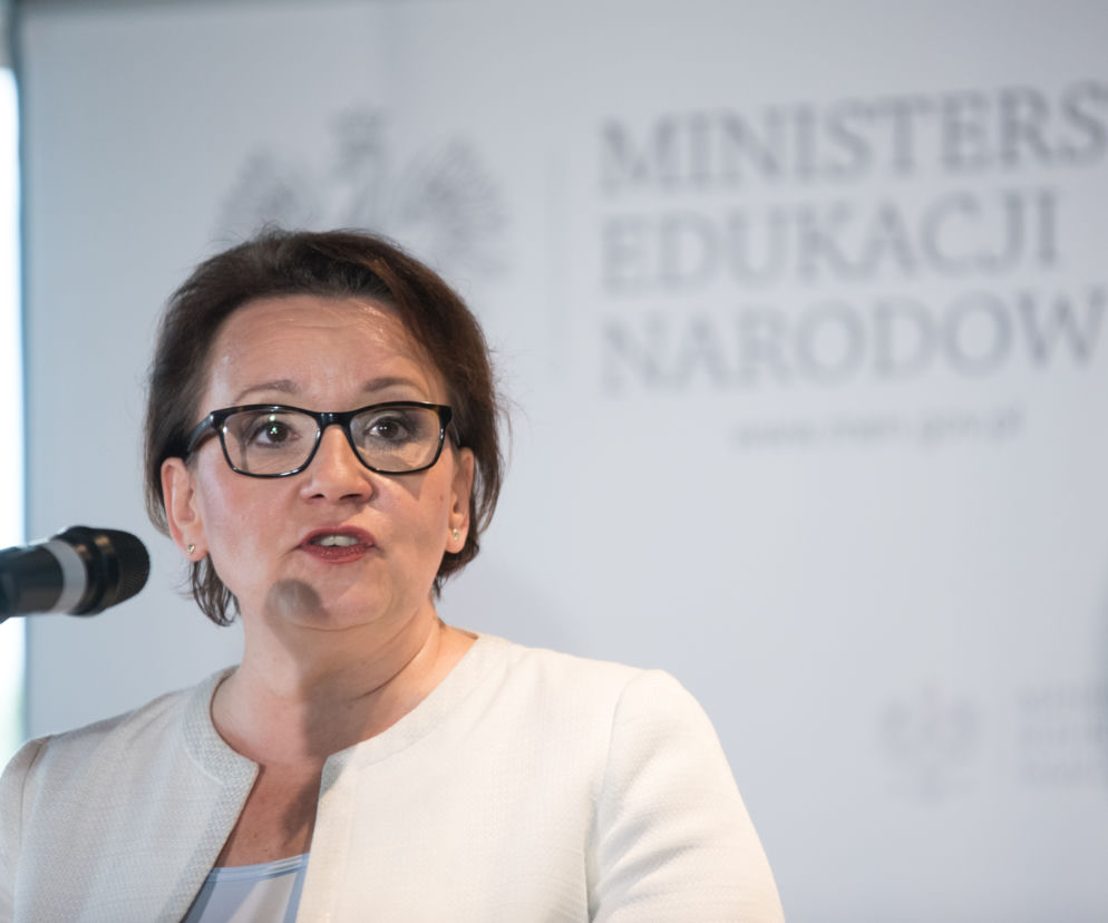 Minister edukacji narodowej Anna Zalewska wypowiedziała się w sprawie wycieku