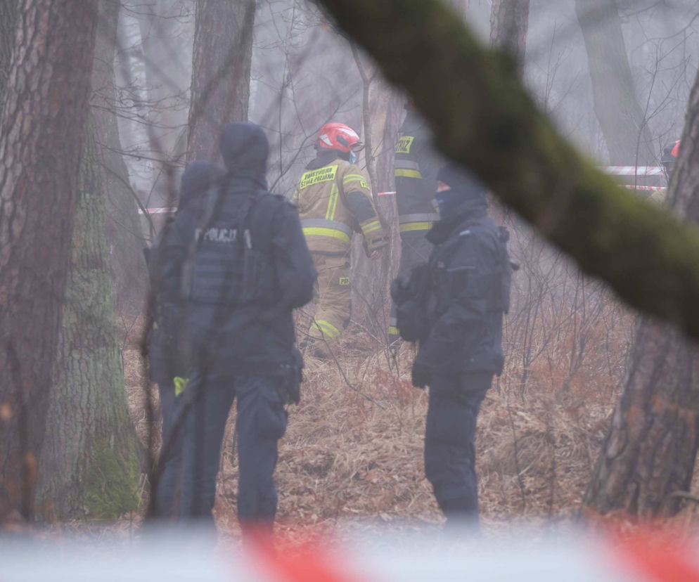 Służby pracują na miejscu katastrofy helikoptera w Pszczynie. Koszmarne widoki [ZDJĘCIA]