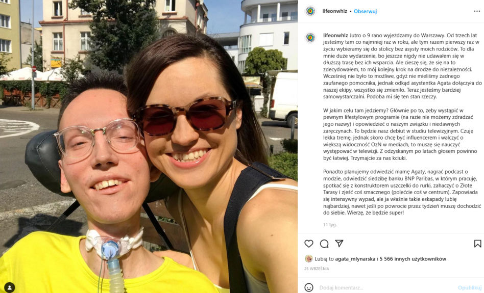 Agata i Wojtek z "Life on Wheelz" w intymnej sesji zdjęciowej