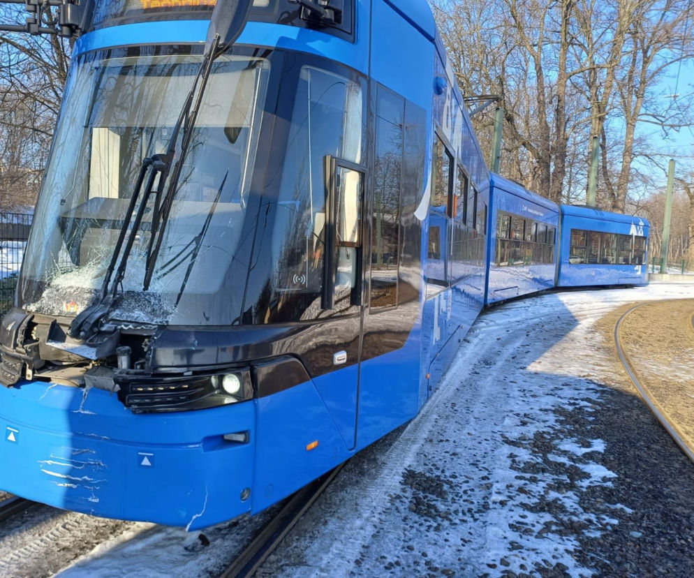 Zderzenie tramwajów! Są ranni i ogromne utrudnienia w ruchu