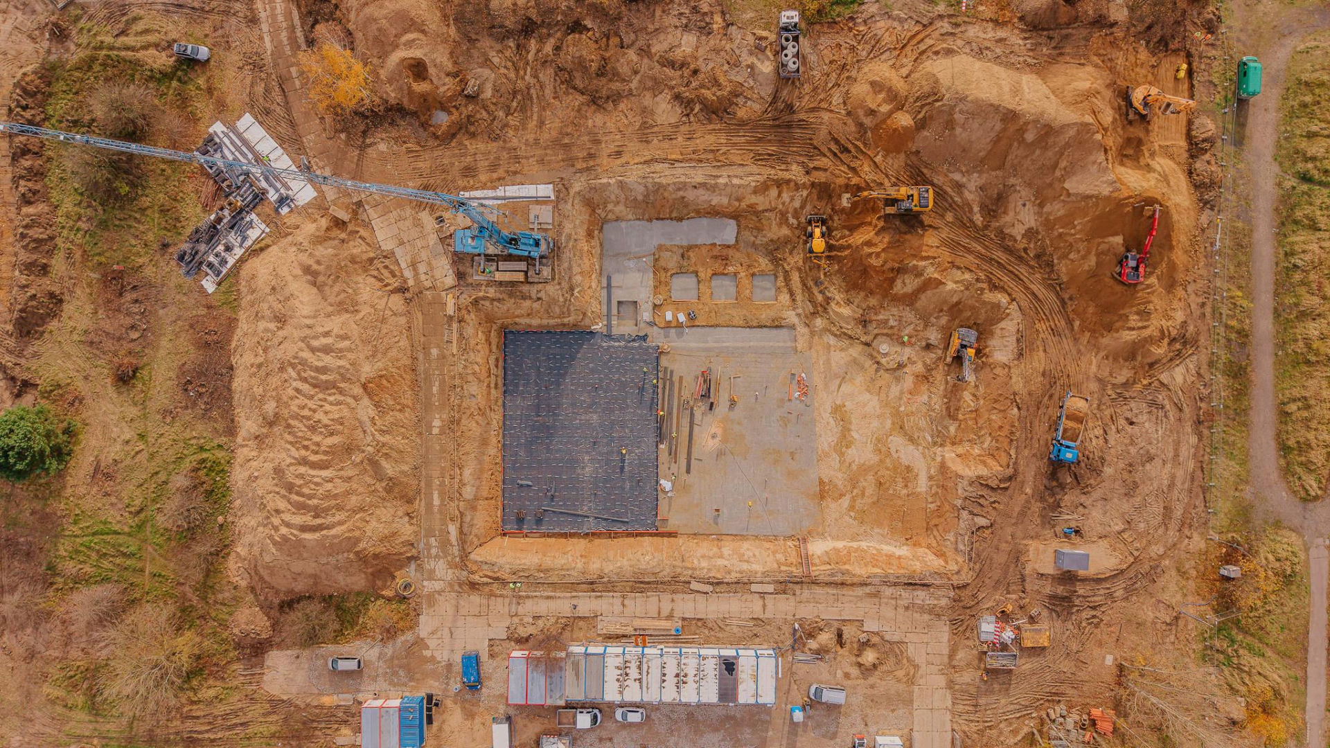 Budowa aquaparku Widzew - stan listopad 2025