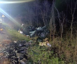 Tragedia na Dolnym Śląsku. Dwóch młodych mężczyzn zginęło w wypadku