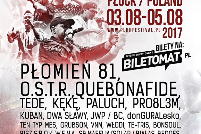 Polish Hip-Hop TV Festival 2017 LINE-UP. Kto wystąpi w Płocku?