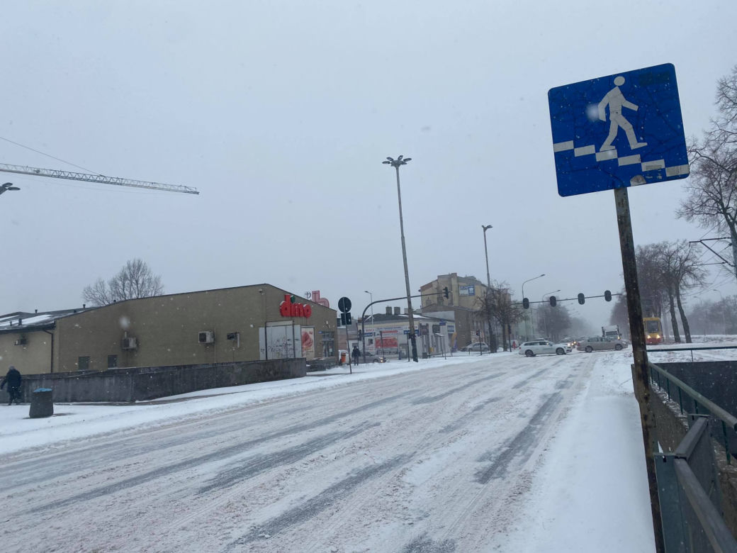 Atak zimy w Łodzi - 8.02.2021