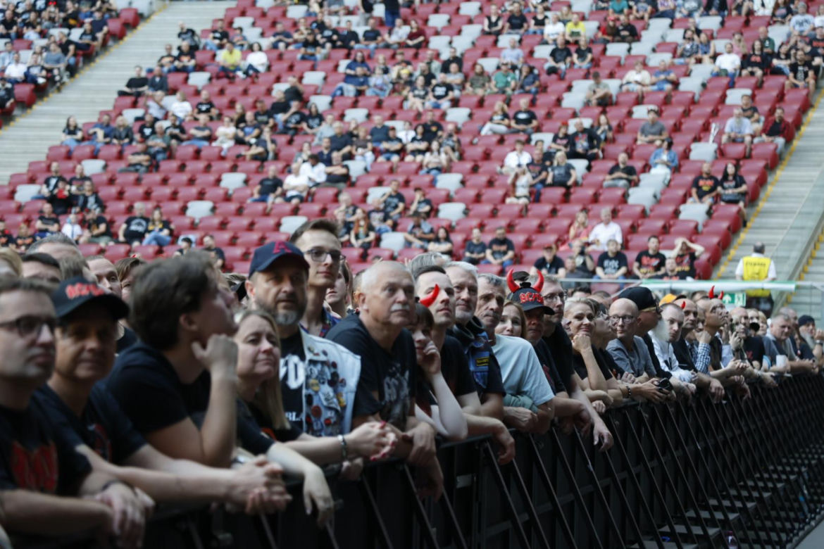 Koncert AC/DC w Warszawie (4.07.2025) - część pierwsza. Organizatorem koncertu jest Live Nation