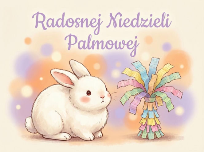 Kartka na Niedzielę Palmową