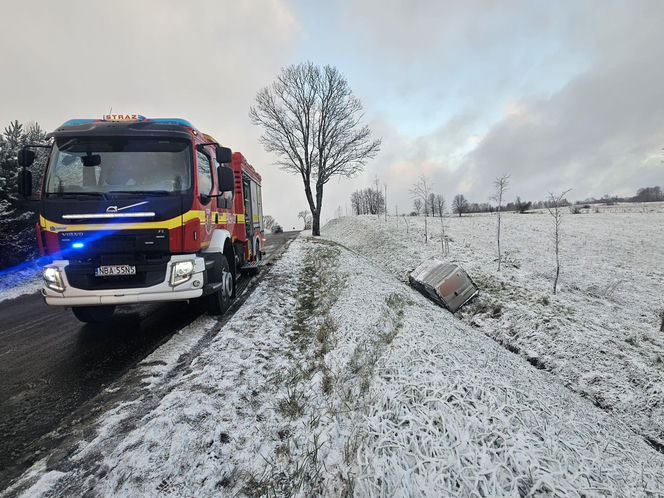 Wypadek w powiecie bartoszyckim