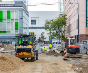 Przebudowa ulicy Sienkiewicza w Warszawie