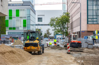 Przebudowa ulicy Sienkiewicza w Warszawie