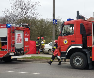 Tragiczny wypadek przy szpitalu w Olsztynie