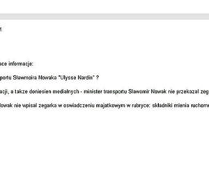 Nowak kłamie! Oto dowód!