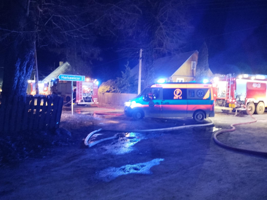 Tragiczny pożar w Sukowiczach. Zginęły dwie osoby
