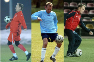 Donald Tusk kopie piłkę jak Messi i Ronaldo. Takich zdjęć z ukrycia nie ma nikt! Co za technika