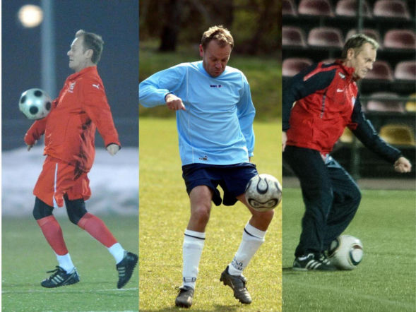 Donald Tusk kopie piłkę jak Messi i Ronaldo. Takich zdjęć z ukrycia nie ma nikt! Co za technika
