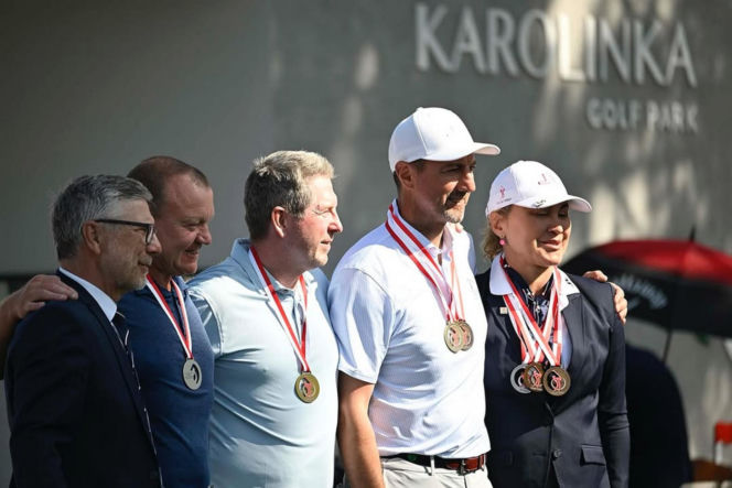 Tak Jerzy Dudek uczcił wygraną w golfie