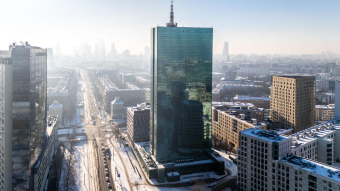 Biurowiec Intraco w styczniu 2026