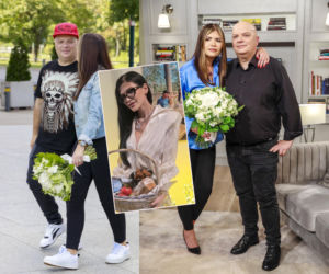 Karolina Skiba z mężem