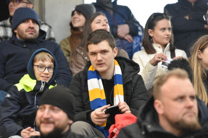 PRES Grupa Deweloperska Toruń - Stelmet Falubaz Zielona Góra, zdjęcia kibiców i zawodników ze sparingu na Motoarenie