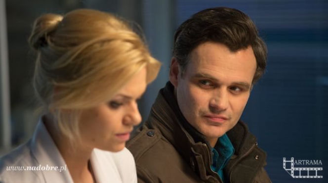 Na dobre i na złe odc. 527. Agata Woźnicka (Emilia Komarnicka), Marek Rogalski (Jan Wieczorkowski)