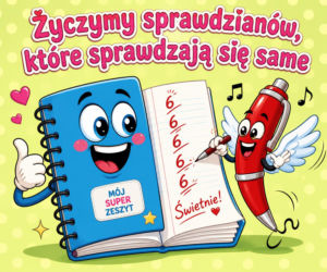 Zabawna kartka z okazji Dnia Nauczyciela