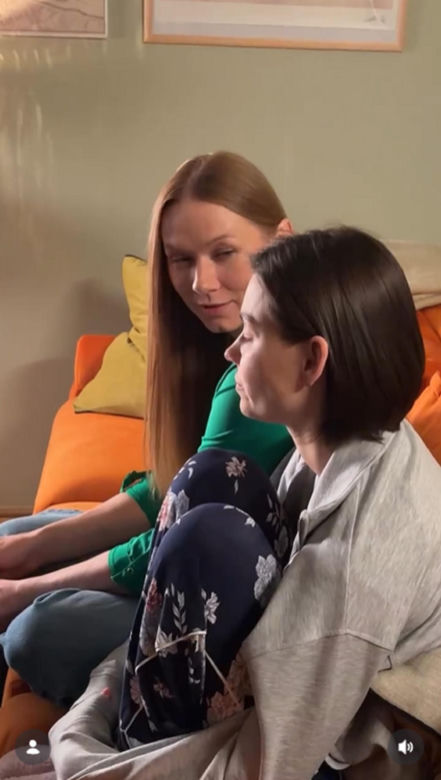 Na dobre i na złe nowy sezon na planie. Wiktoria Consalida (Katarzyna Dąbrowska), Blanka (Pola Gonciarz)