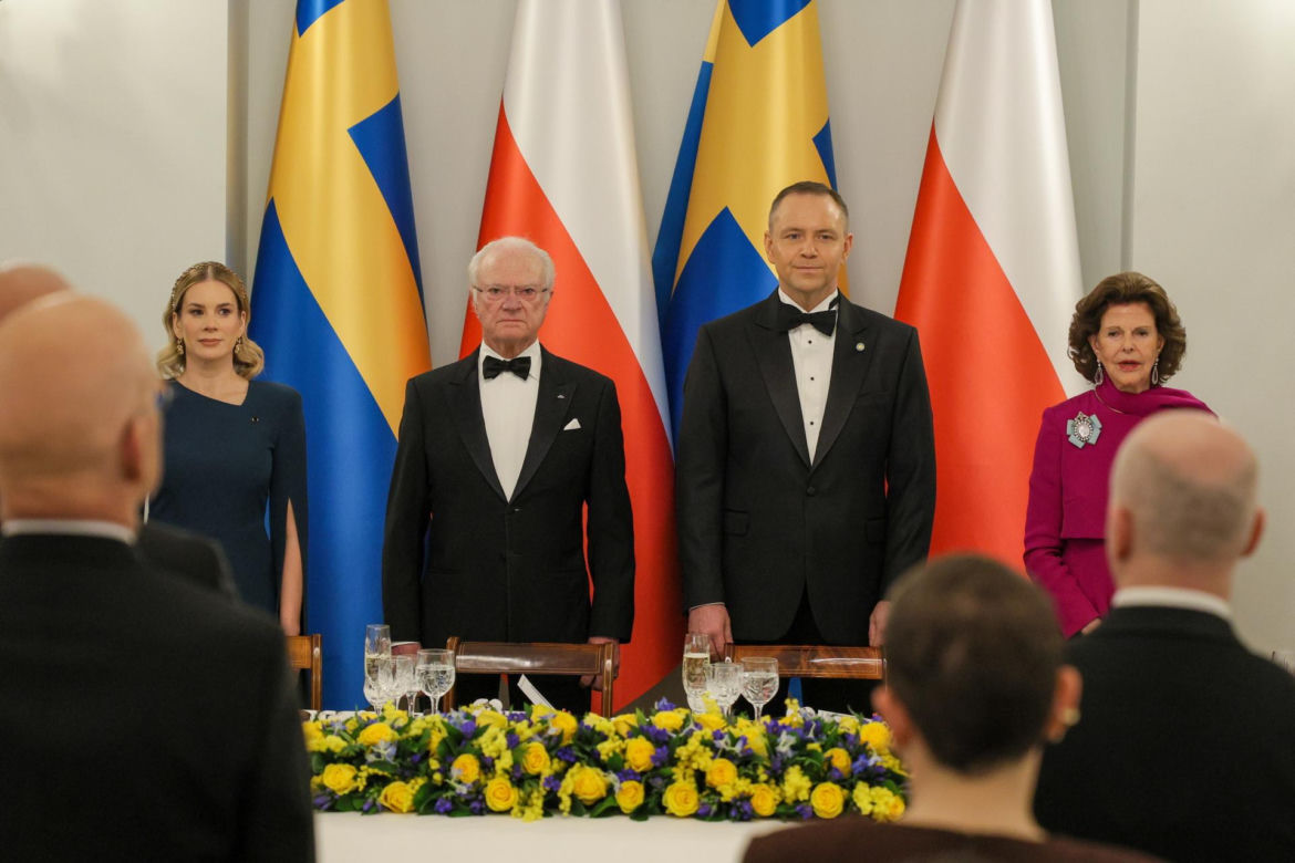 Obiad na cześć szwedzkiej pary królewskiej