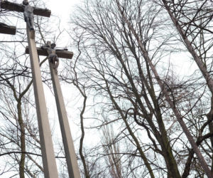 Kalwaria Panewnicka zniszczona przez wandali