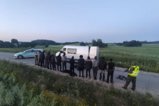 47 migrantów zatrzymanych na granicy. Komunikat Straży Granicznej