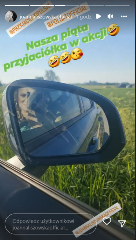 Przyjaciółki 20 sezon. Joanna Liszowska (Patrycja) na planie