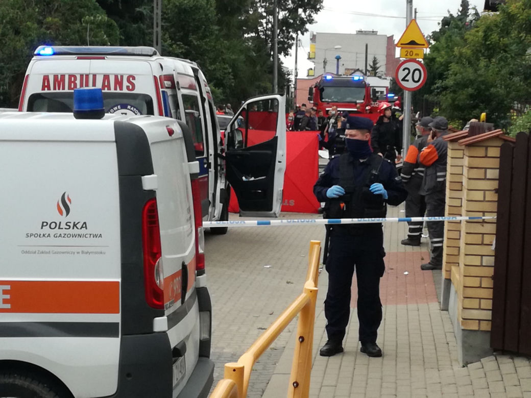 Wybuch w Białymstoku na ul. Kasztanowej! 4 osoby NIE ŻYJĄ