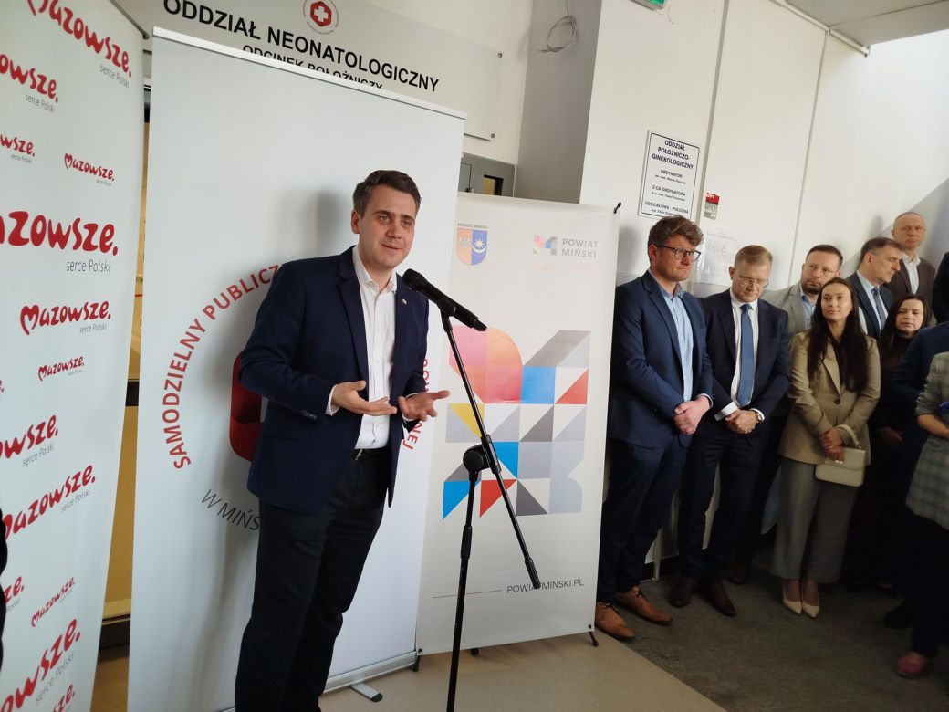 Odnowiony oddział noworodkowy wraz z częścią położniczą w mińskim szpitalu zapewni ciężarnym, rodzącym i maluchom nowoczesne warunki