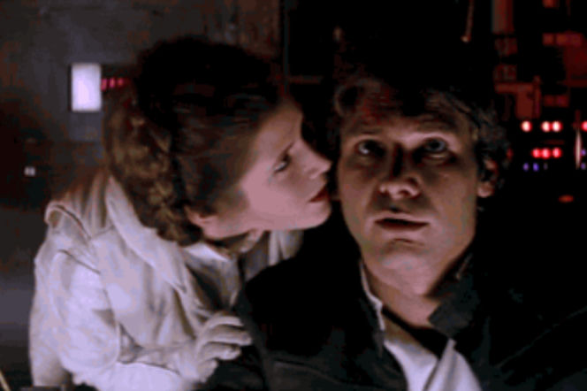 Carrie Fisher w Gwiezdnych Wojnach